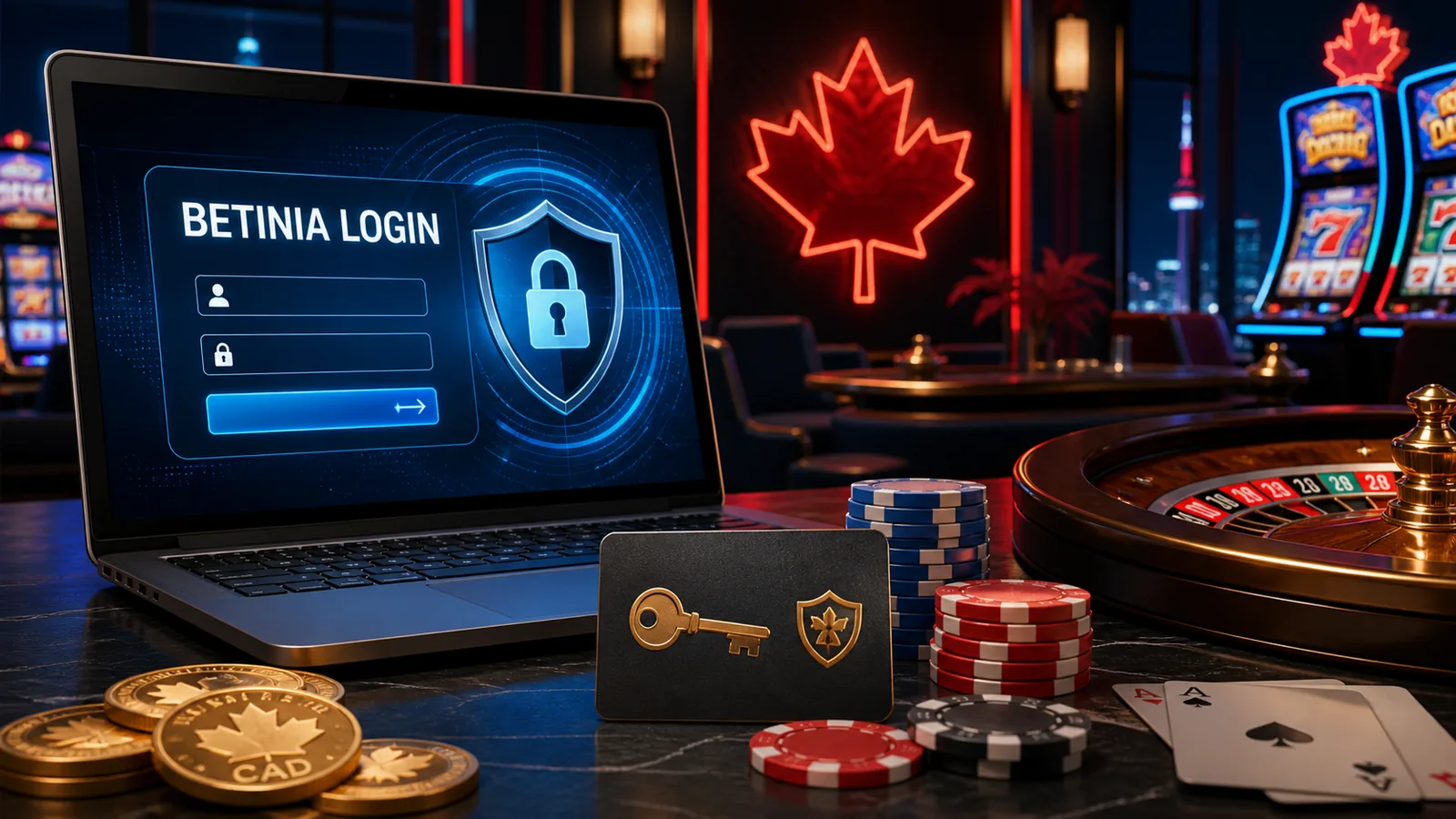 Betinia Casino Login content banner