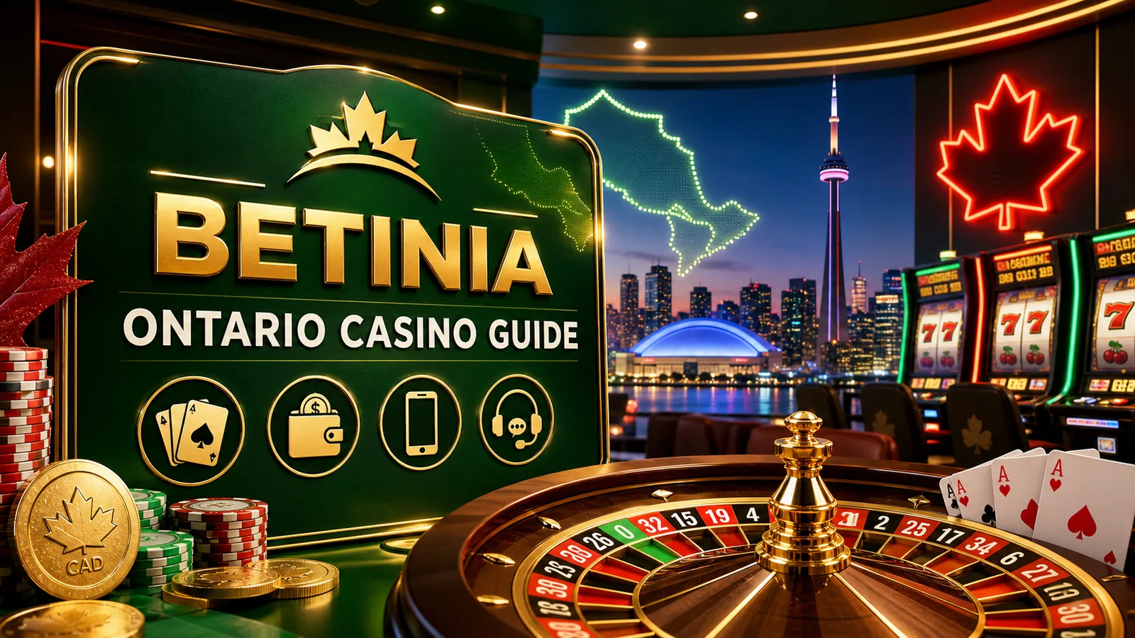 Betinia Casino Ontario content banner