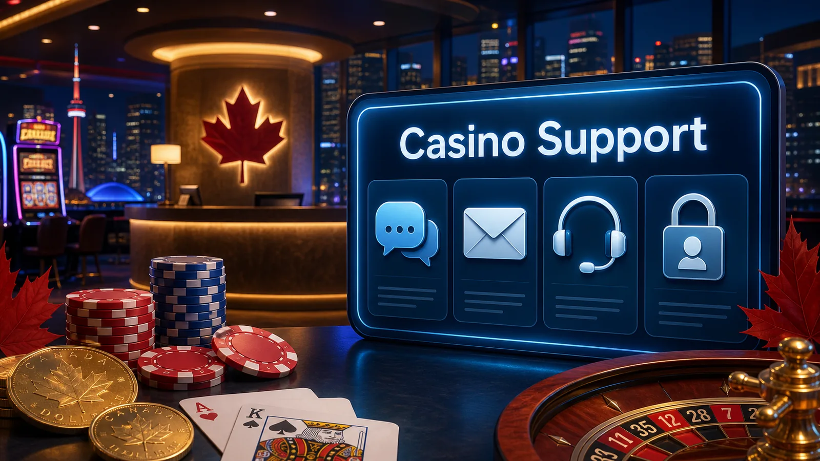 Betinia Casino Support content banner