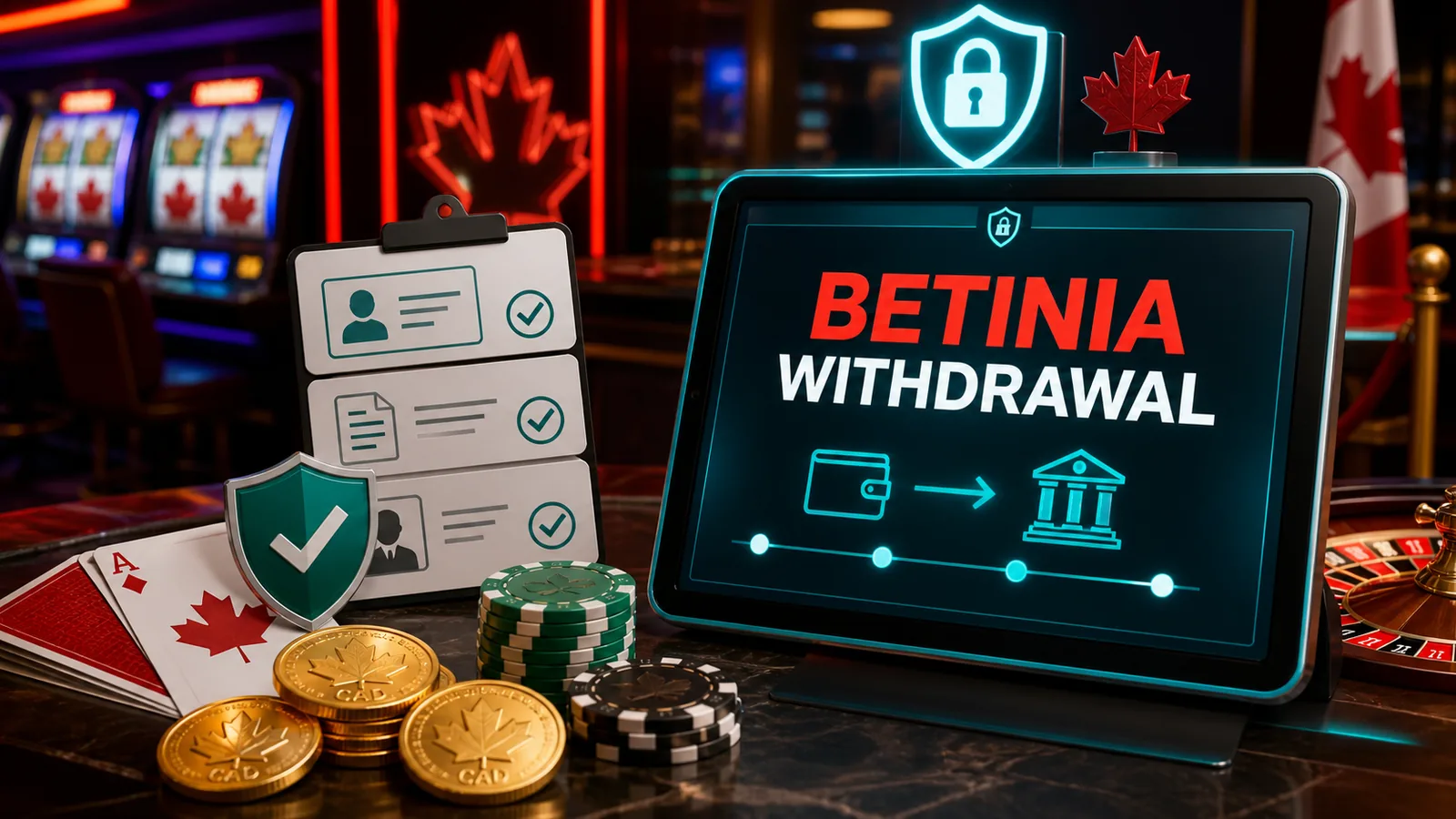 Betinia Casino Withdrawal content banner