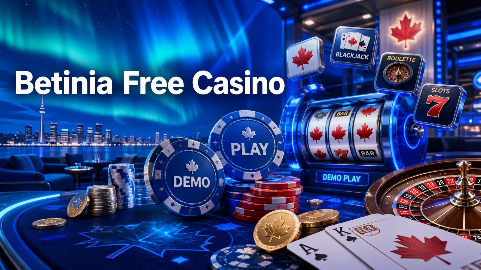Betinia Free Casino content banner